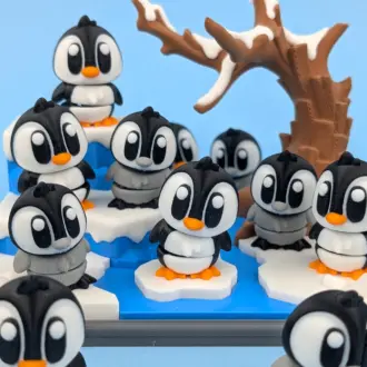 Animal world Renkli Penquen – Havuzlu Seti