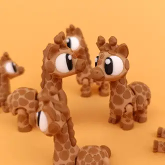 Animal world Renkli Zürafa